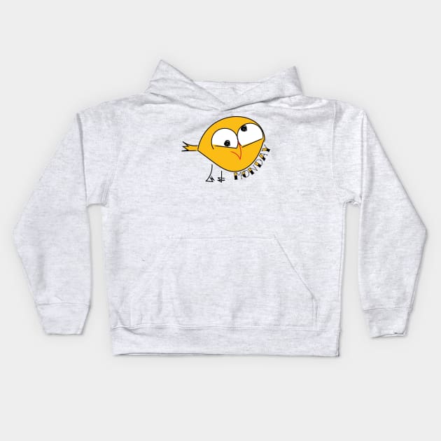 Bird funny animals quote monday Kids Hoodie by soycarola